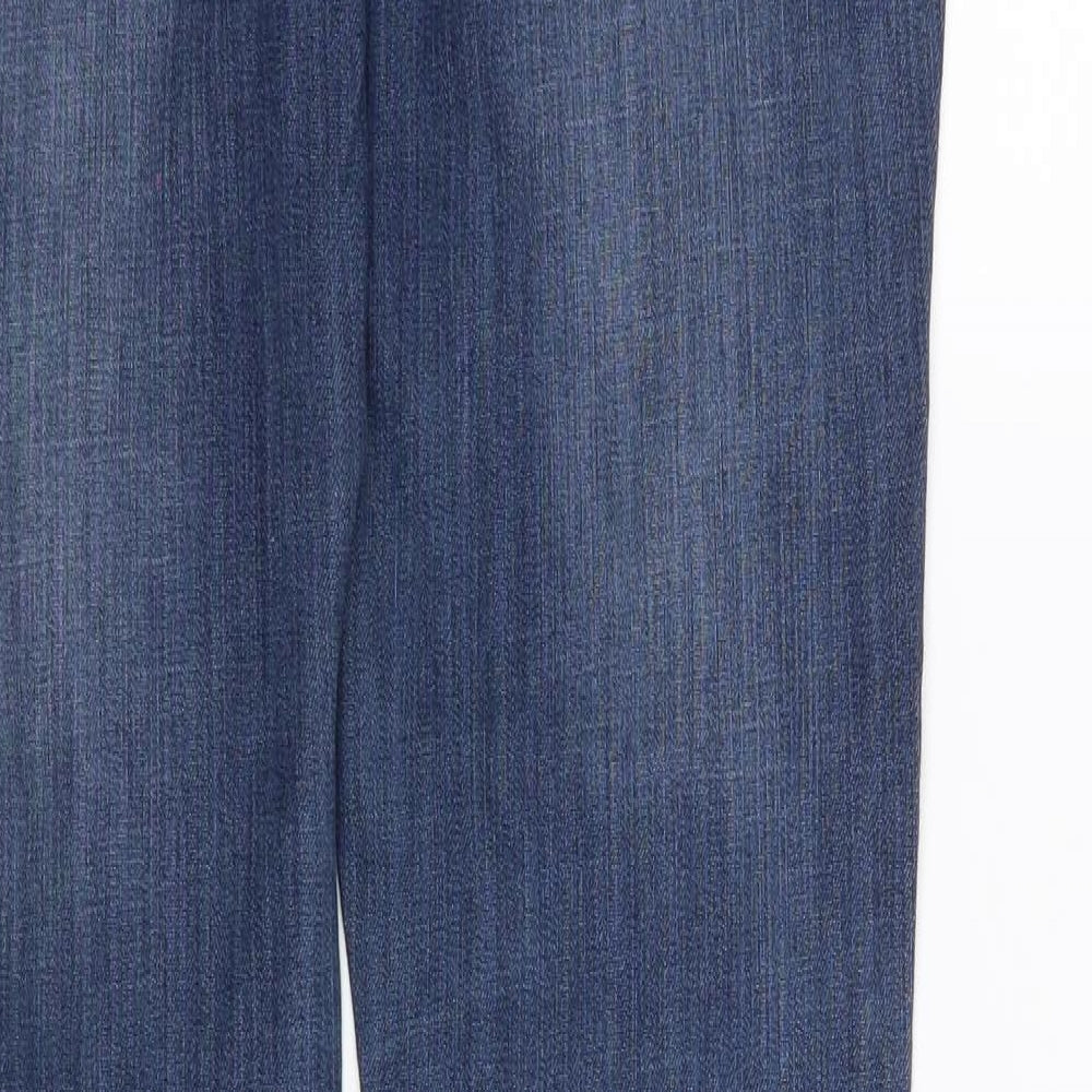Preworn Womens Blue Skinny Jeans Size 12 L31 in