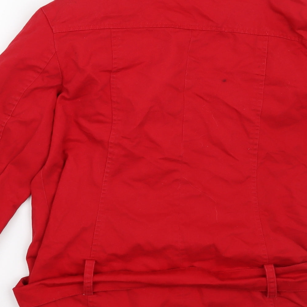 Bay Womens Red Jacket Size 10