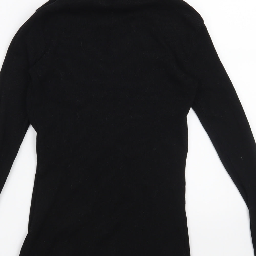 River Island Womens Black Pullover Sweatshirt Size 6