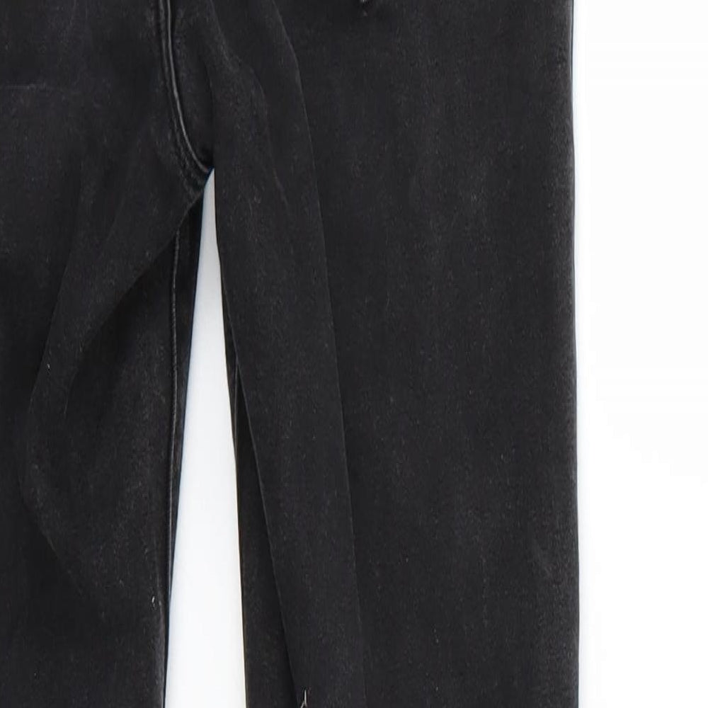 Preworn Womens Black Skinny Jeans Size 28 L26 in