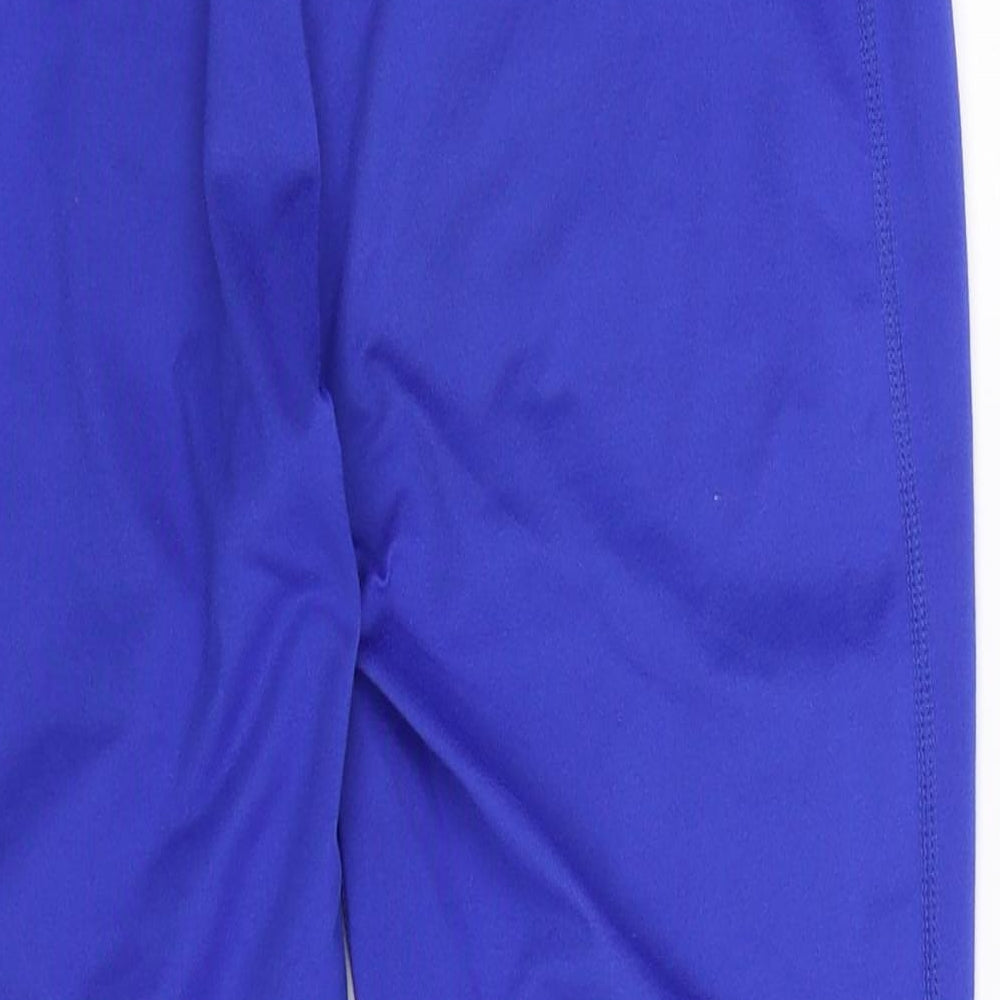 Papaya Womens Blue Compression Leggings Size M L21 in - Cropped