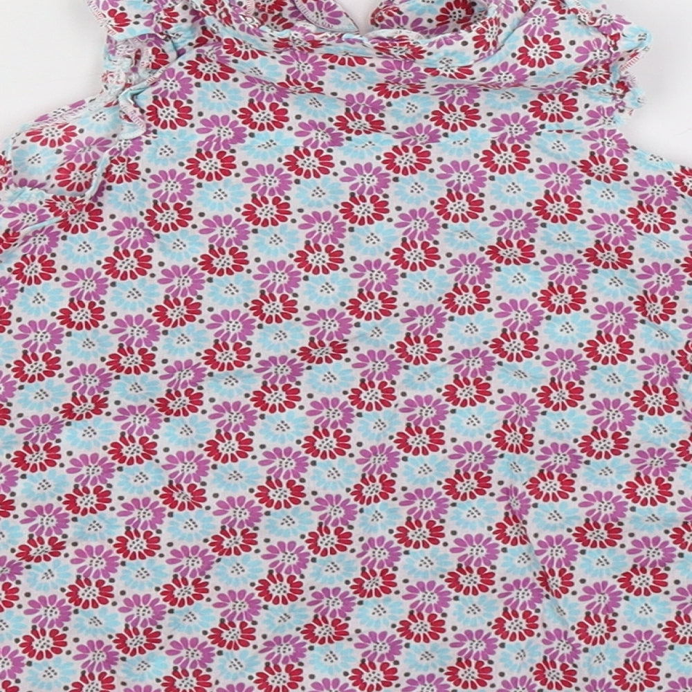 Cherokee Girls Multicoloured Floral Fit & Flare Size 9-12 Months