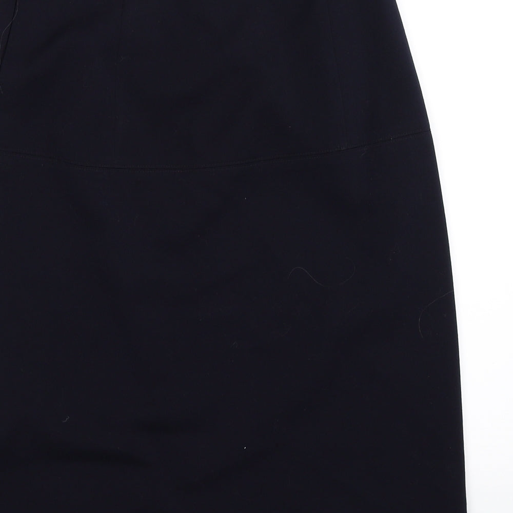 Preworn Womens Blue Straight & Pencil Skirt Size 28 in