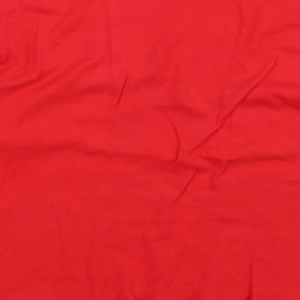 Preworn Womens Red Basic T-Shirt Size M