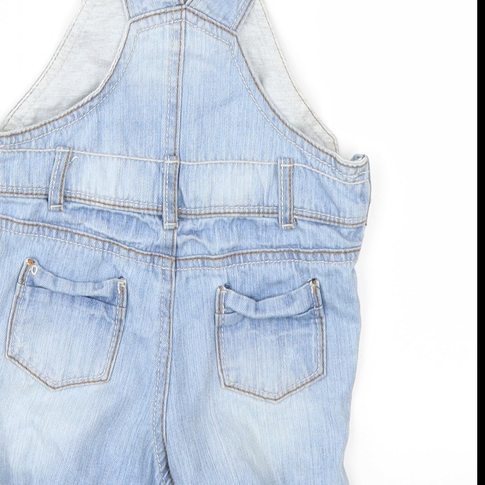 F&F Baby Blue Coverall One-Piece Size 6-9 Months