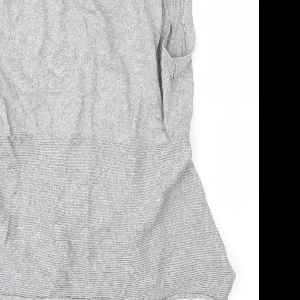 Atmosphere Womens Grey Cardigan Jumper Size 12