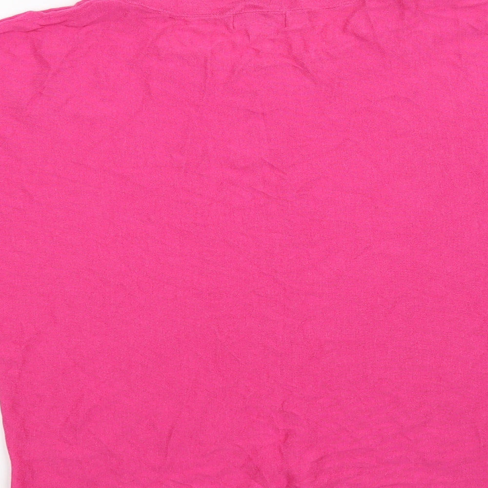 Monsoon Womens Pink Basic T-Shirt Size M