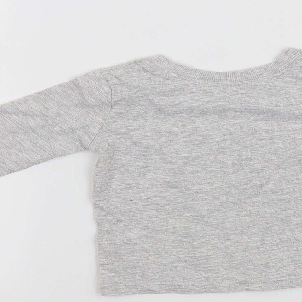 George Baby Grey Basic T-Shirt Size 3-6 Months