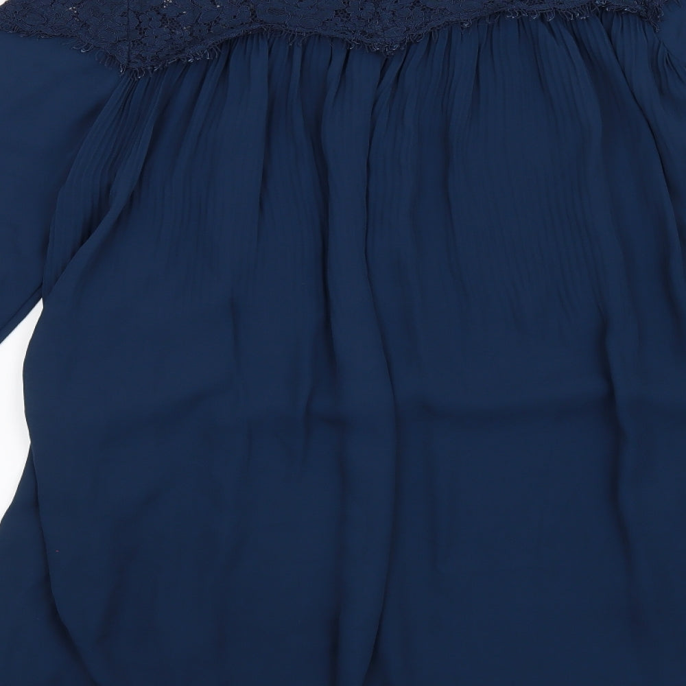 Zara Womens Blue A-Line Size S