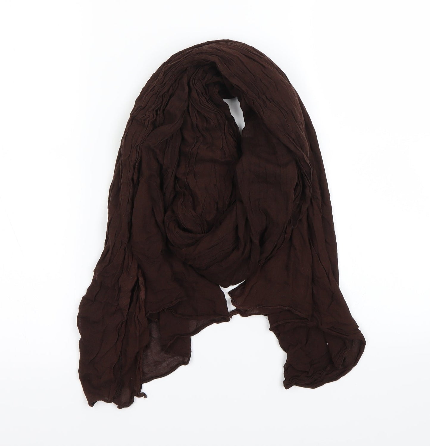 Preworn Unisex Brown Scarf