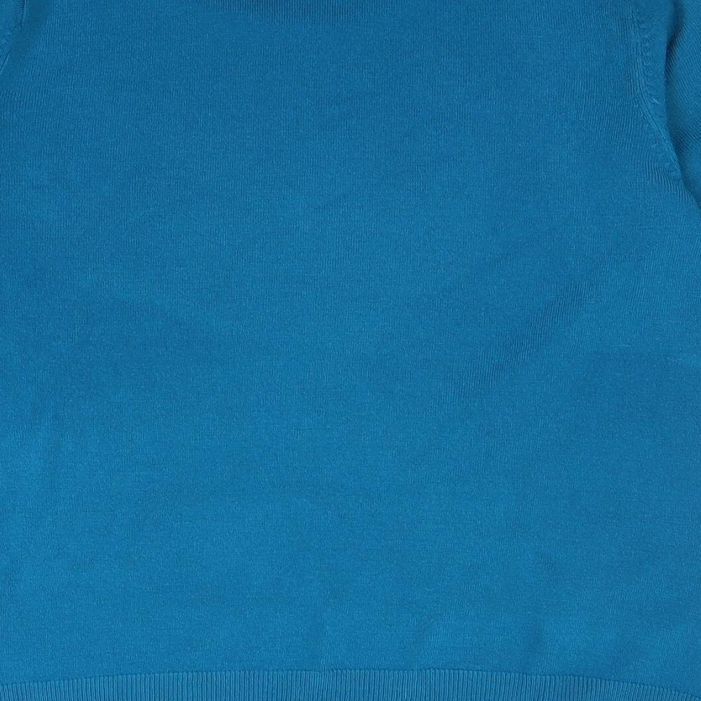 preworn Womens Blue Pullover Jumper Size 14