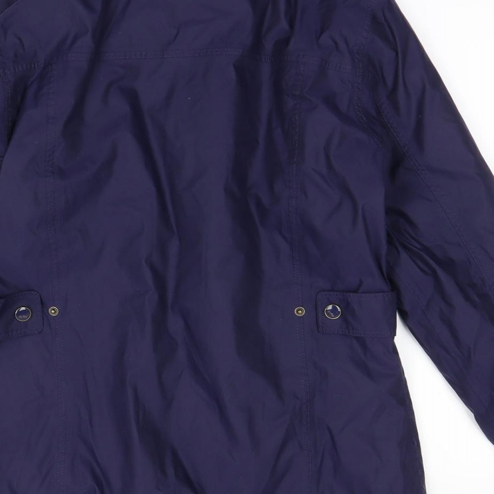 jack turpley Womens Purple Jacket Coat Size 12
