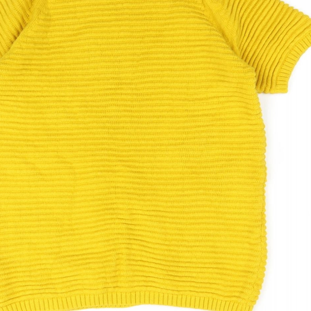 Papaya Womens Yellow Pullover Jumper Size 12