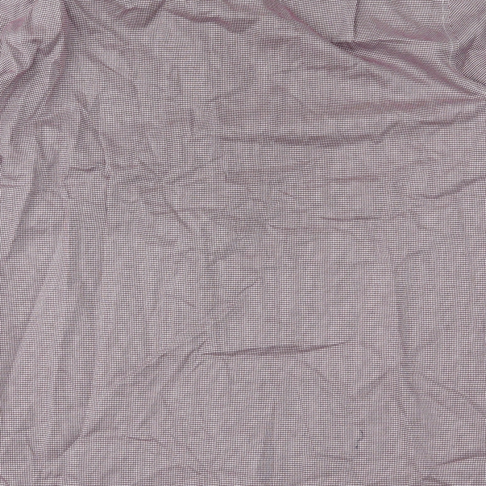 Marks & Spencer Mens Red Button-Up Size 44