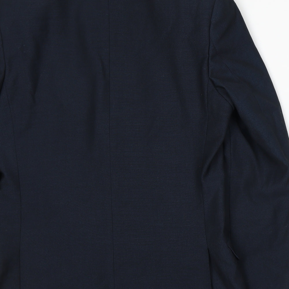 Limehaus Mens Blue Jacket Suit Jacket Size S