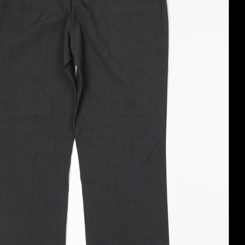 Marks and Spencer Womens Grey Trousers Size 14 L26 in