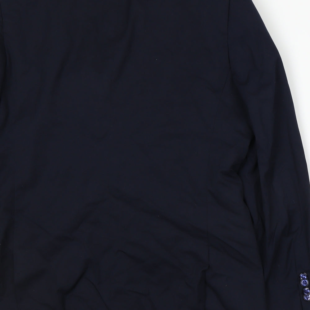 Greenwoods Mens Blue Jacket Suit Jacket Size L