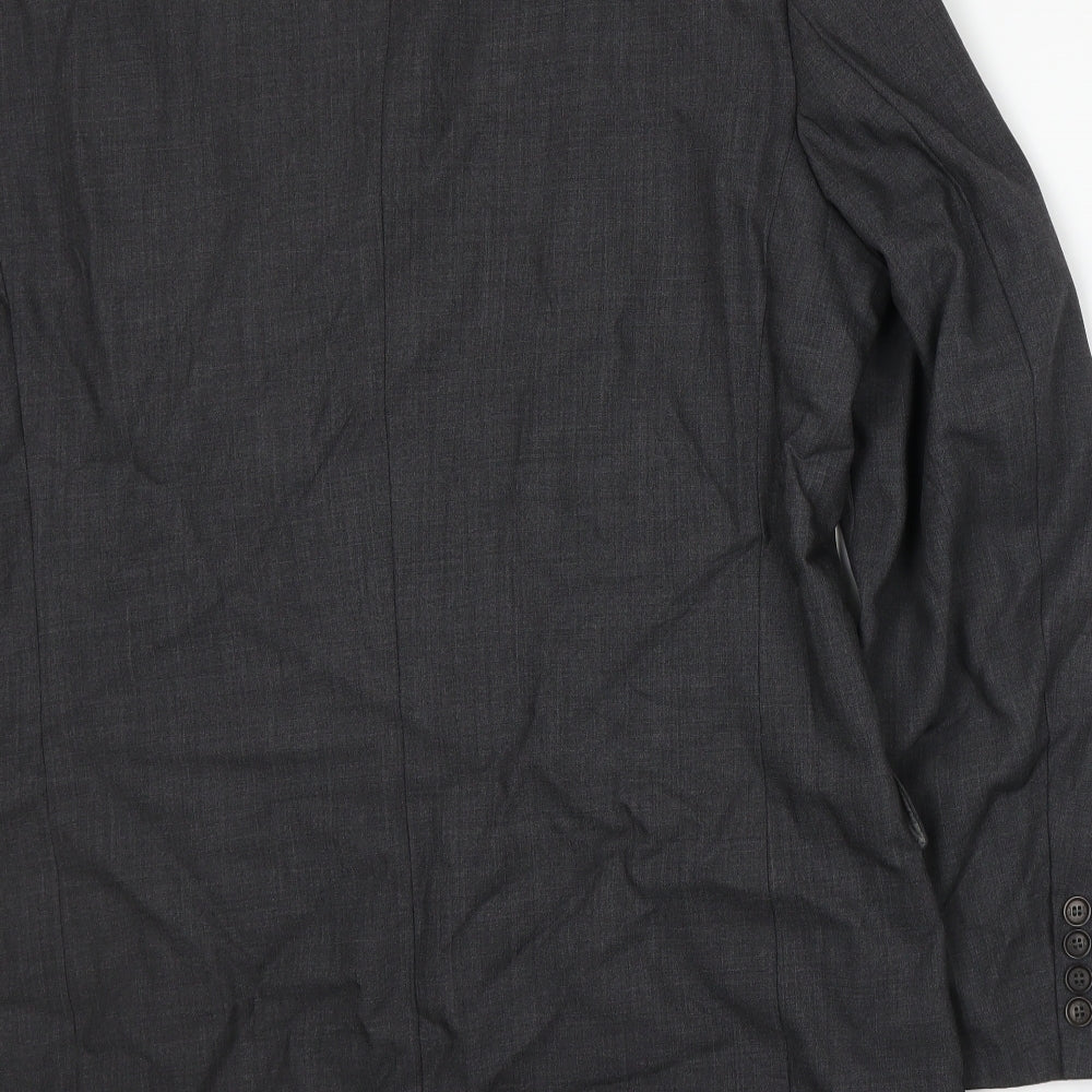 Blazer Mens Grey Jacket Suit Jacket Size L