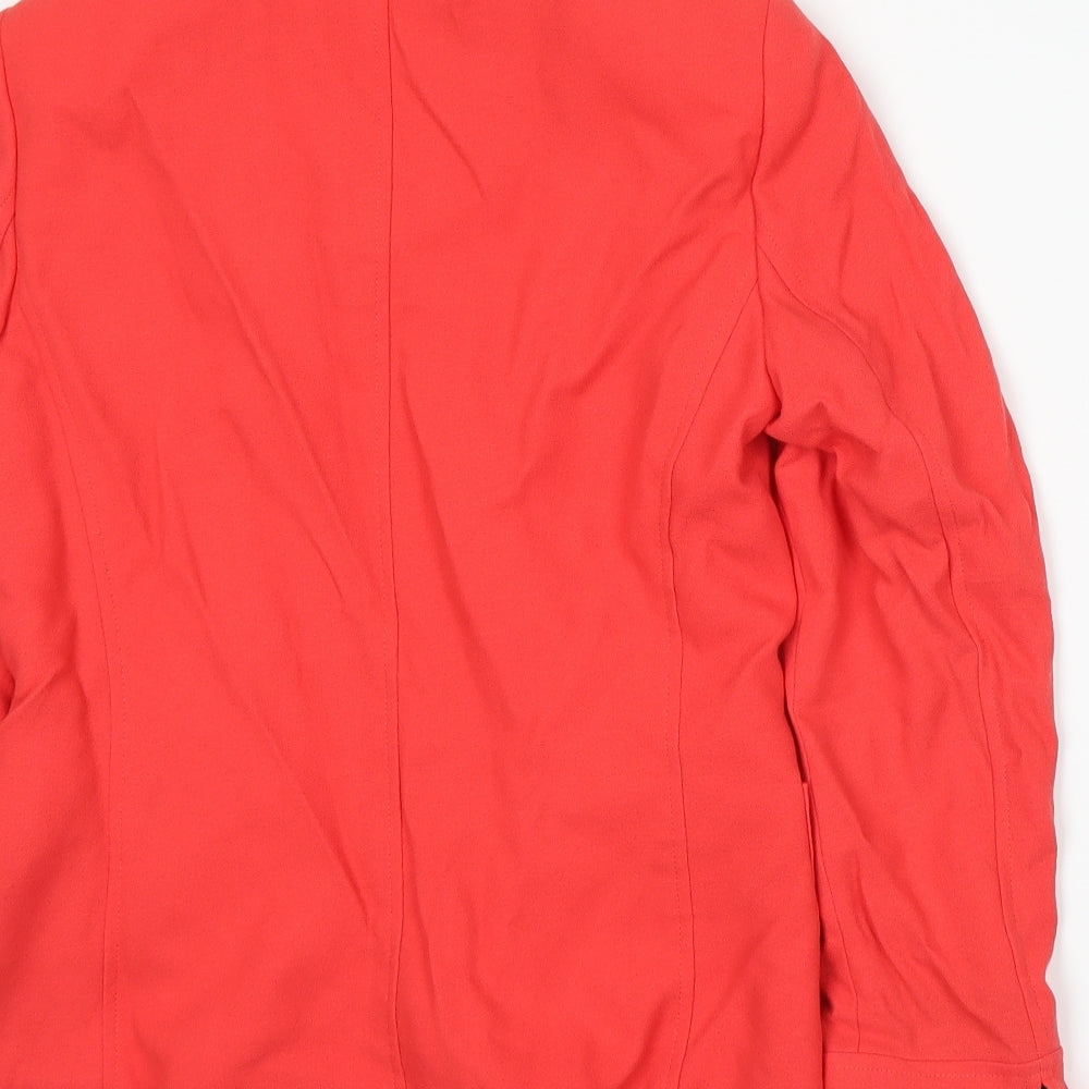 Tahari Womens Red Jacket Blazer Size 6