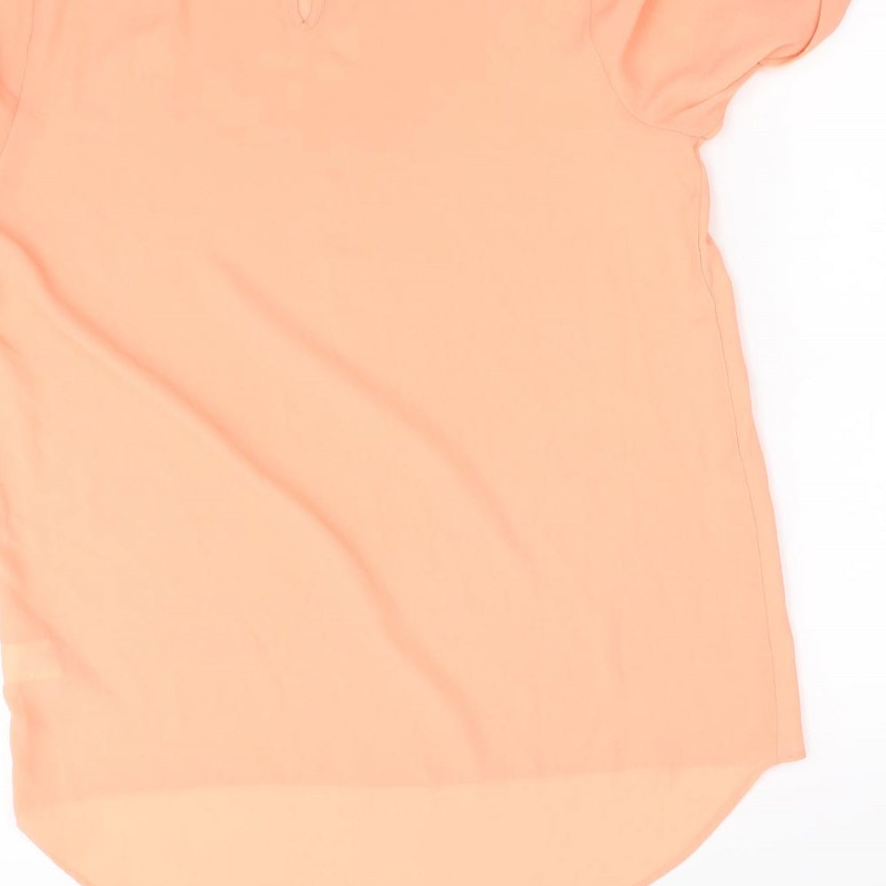 Atmosphere Womens Orange Basic Blouse Size 12