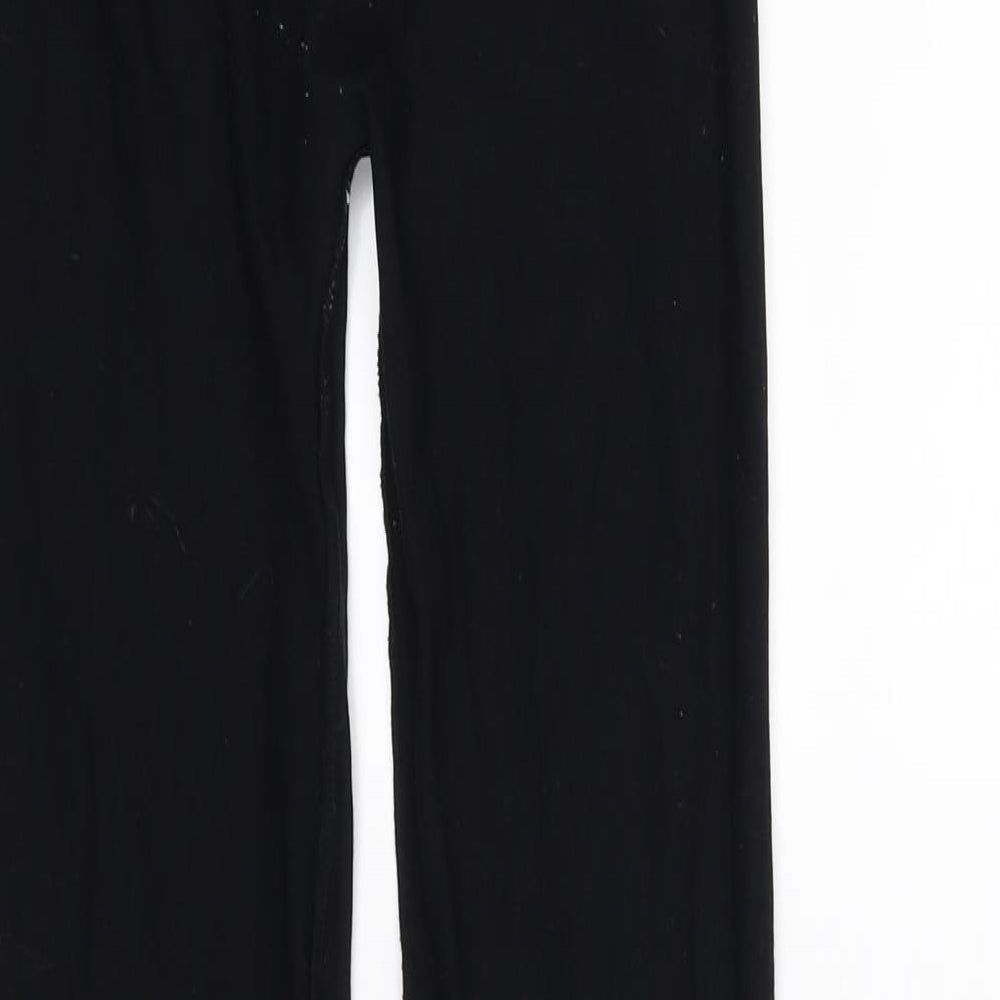 greenice Womens Black Leggings Size L L27 in