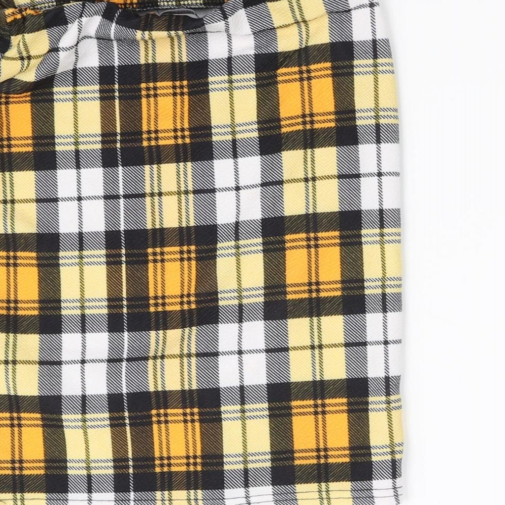 pretty little thiung Womens Yellow Mini Skirt Size 6