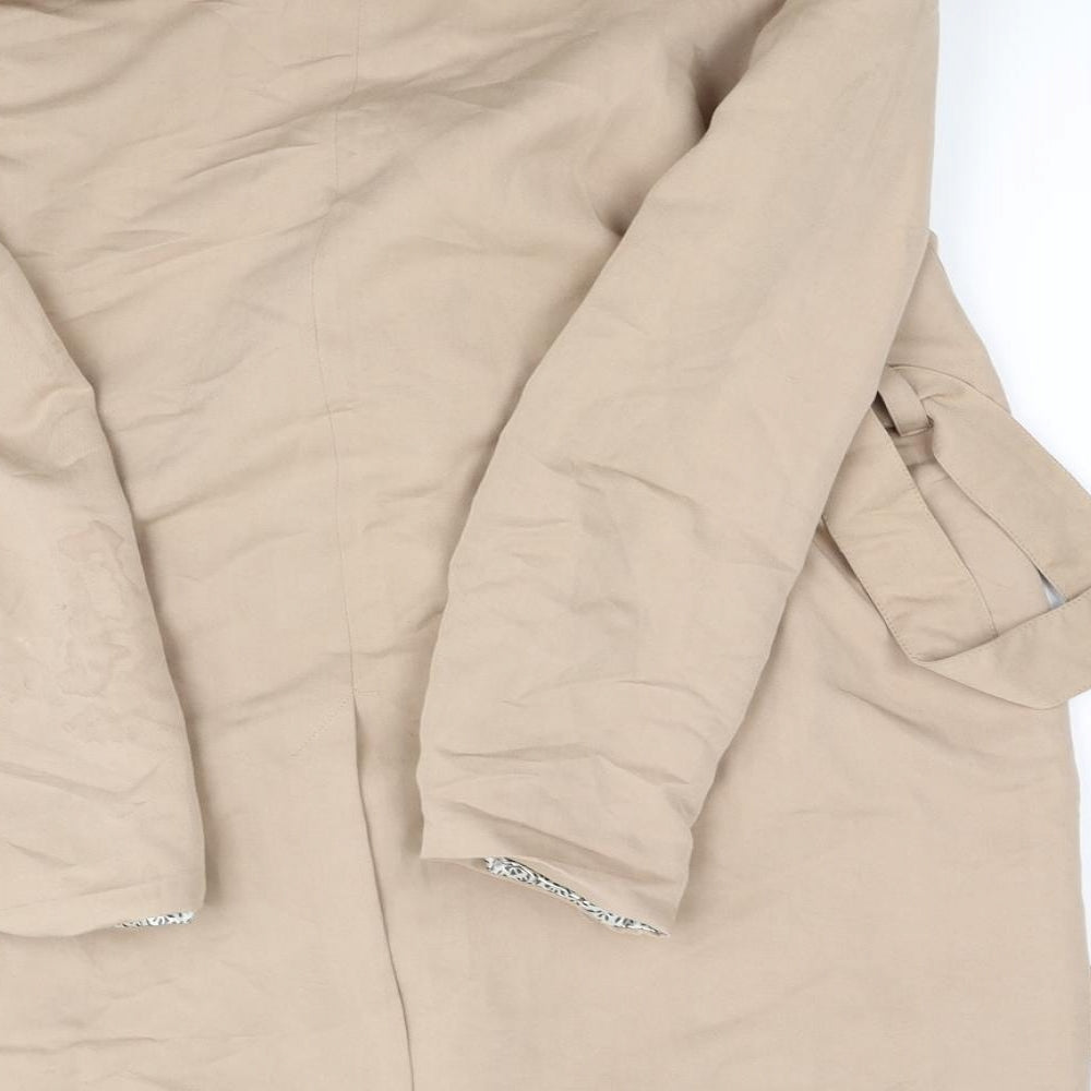 pre worn Womens Beige Jacket Coat Size 16