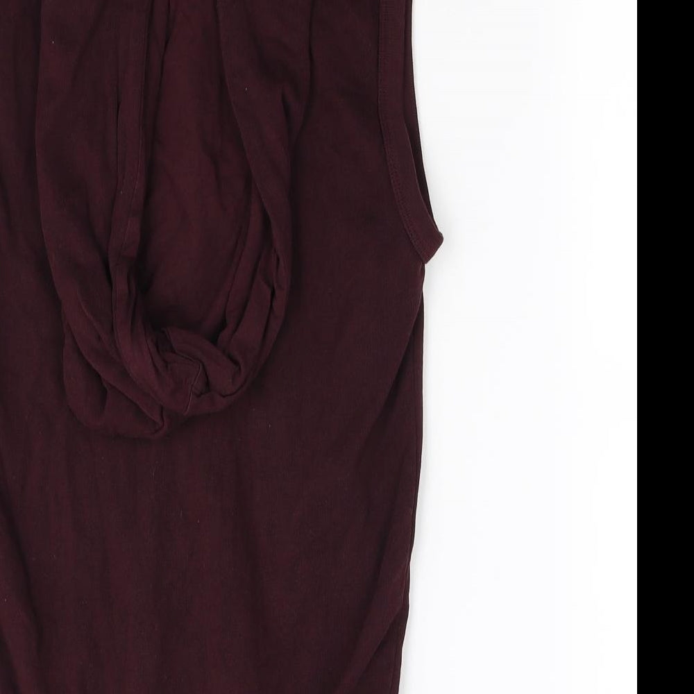Topman Womens Purple Gilet Jacket Size XS
