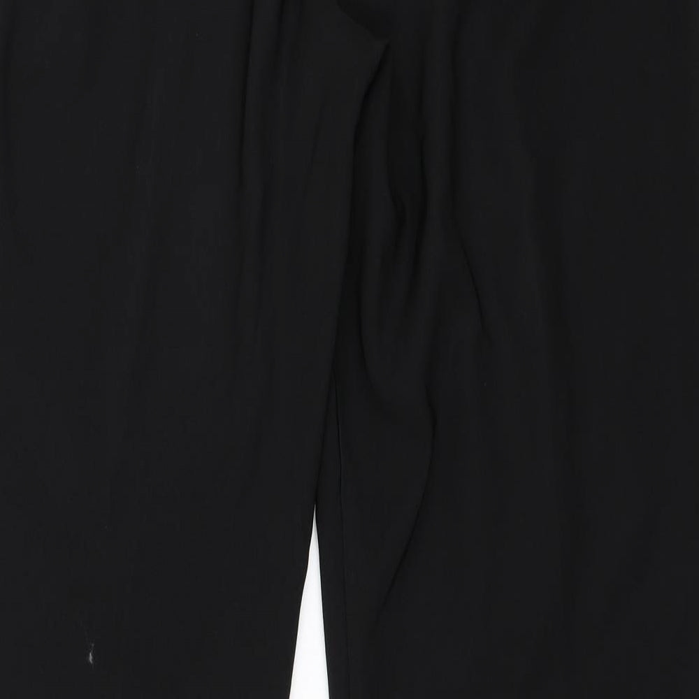 Evie Womens Black Trousers Size 14 L31 in
