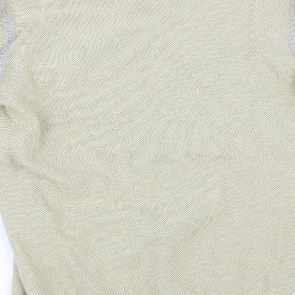 Freesoul Mens Yellow Pullover Sweatshirt Size L