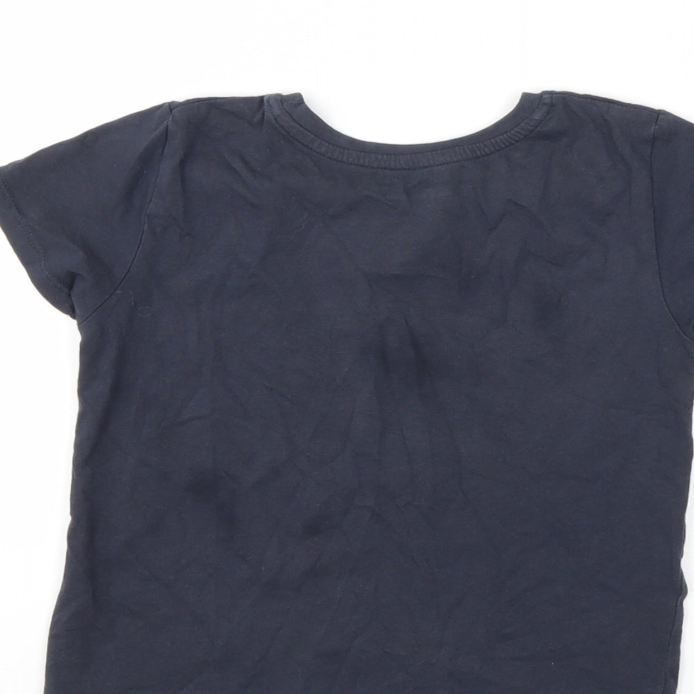 Primark Girls Grey Basic T-Shirt Size 3-4 Years