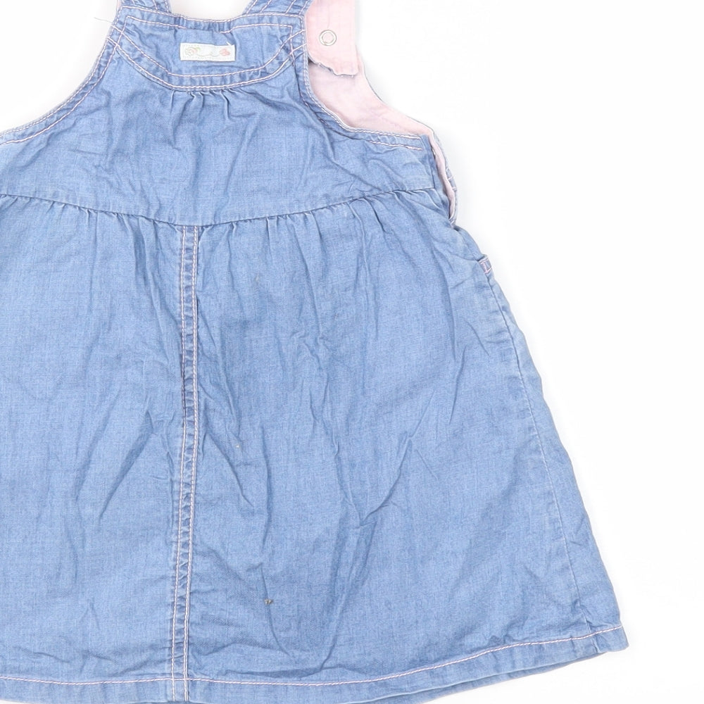 Mothercare Baby Blue Denim Shift Size 9-12 Months