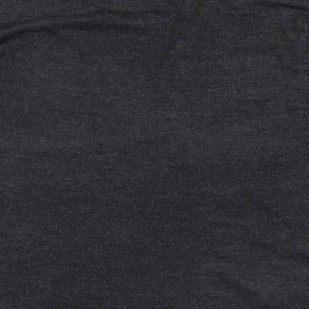Easy Mens Grey Knit Pullover Jumper Size M