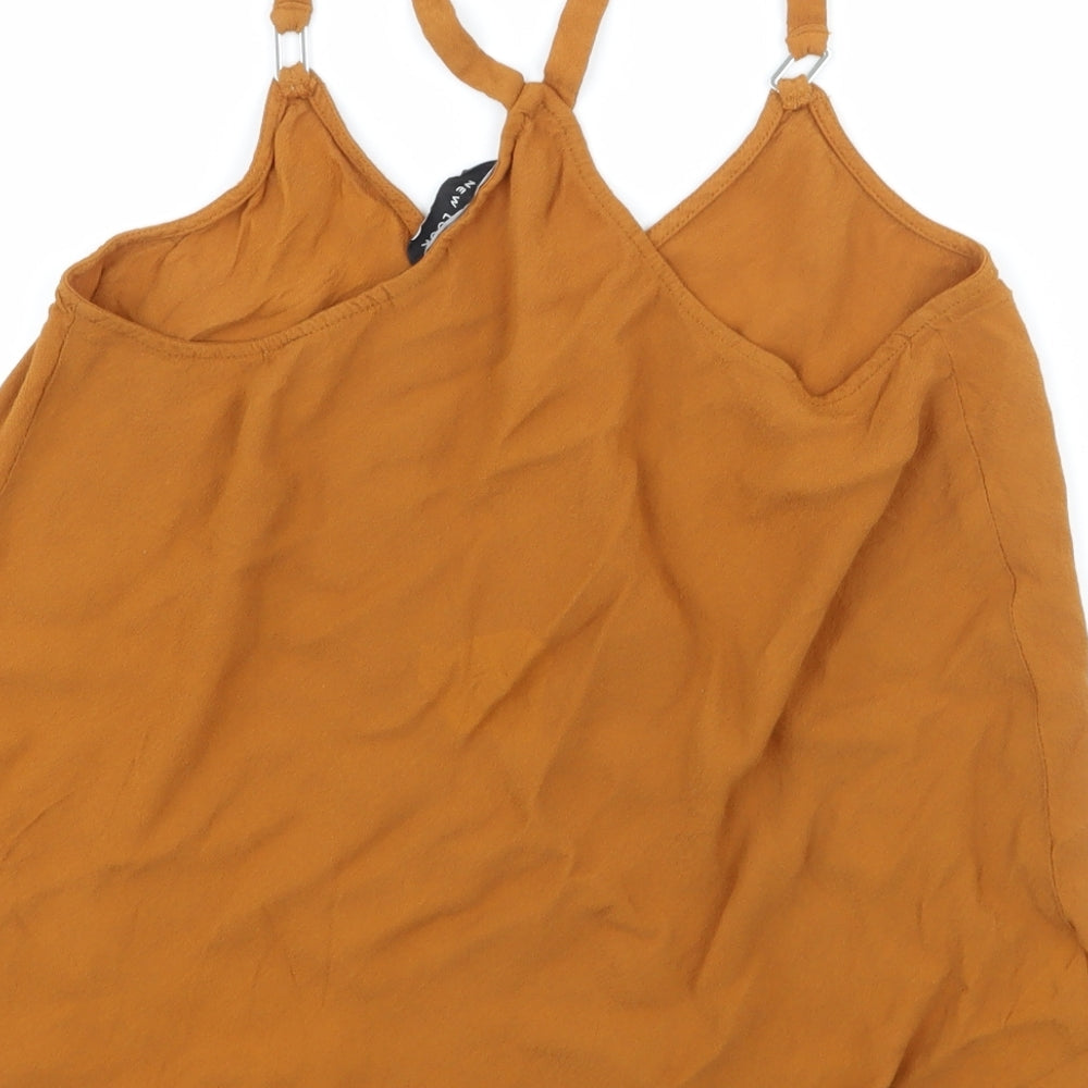 New Look Womens Brown Camisole Tank Size 6