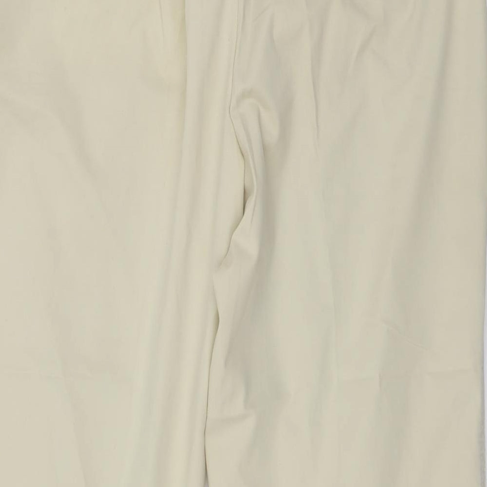 Preworn Womens Ivory Trousers Size 32 in L32 in
