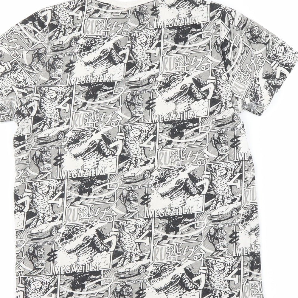 TU Boys Grey Basic T-Shirt Size 8 Years