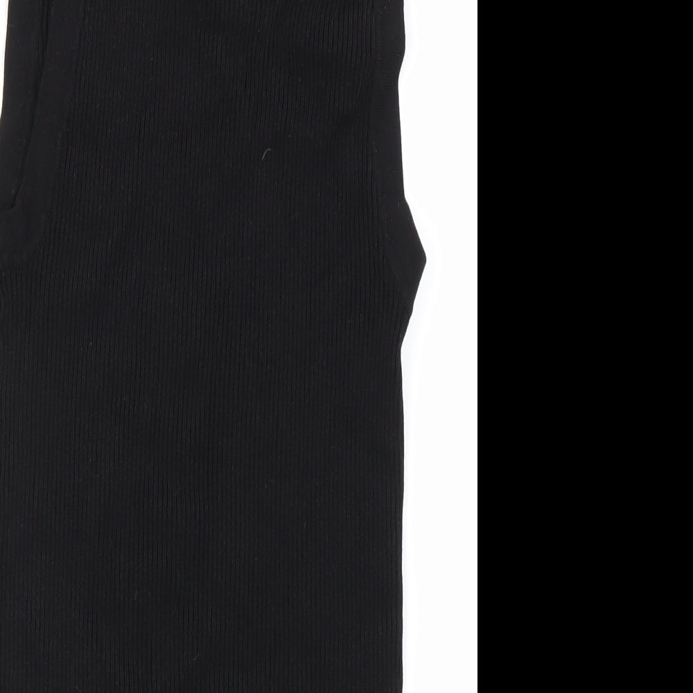 H&M Womens Black Basic T-Shirt Size S