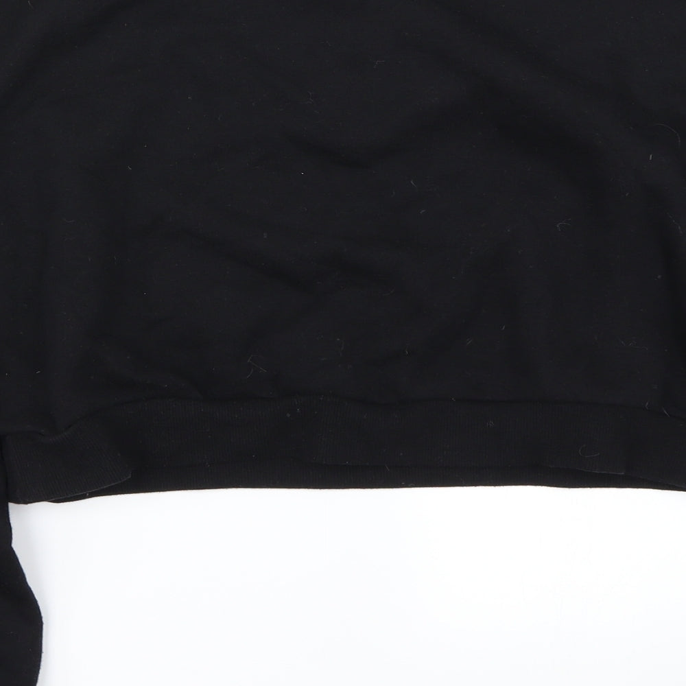 H&M Womens Purple Henley Jumper Size XS