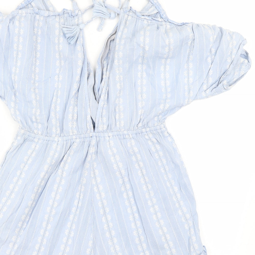 Preworn Womens Blue Jumpsuit One-Piece Size S