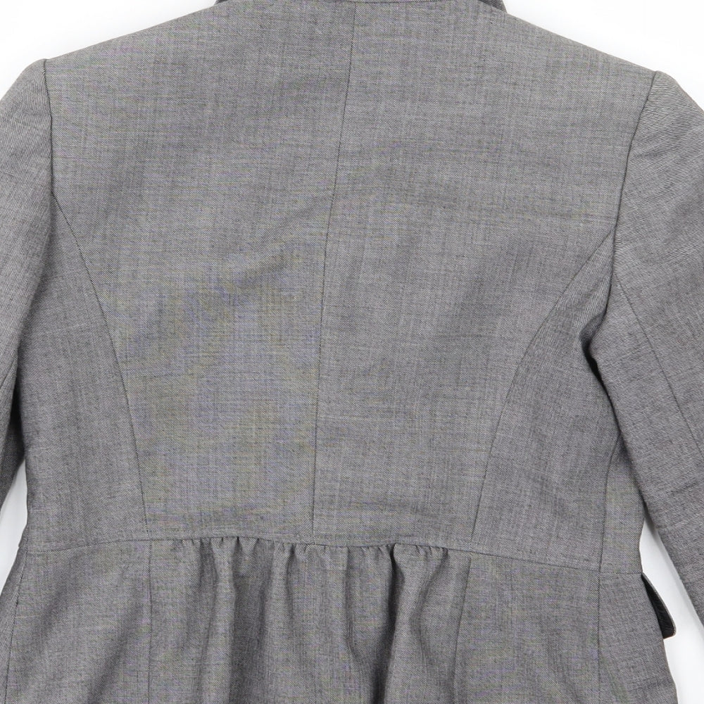 Dorothy Perkins Womens Grey Jacket Blazer Size 6