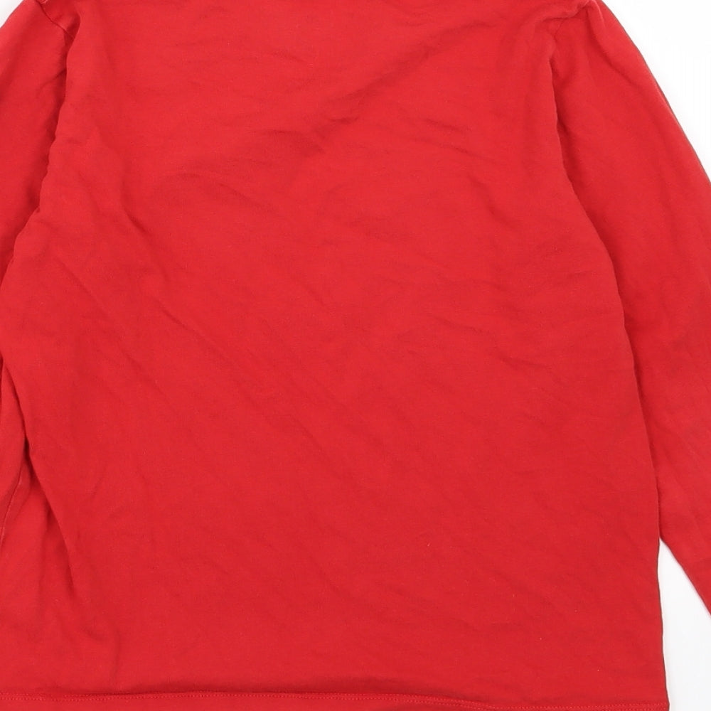 Next Boys Red Jersey Basic T-Shirt Size 11 Years - Skate