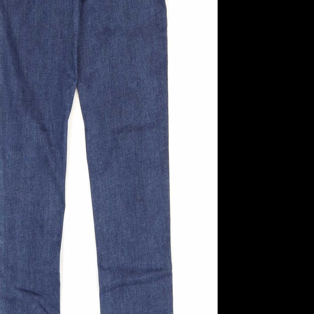 Primark Womens Blue Denim Skinny Jeans Size 8 L28 in
