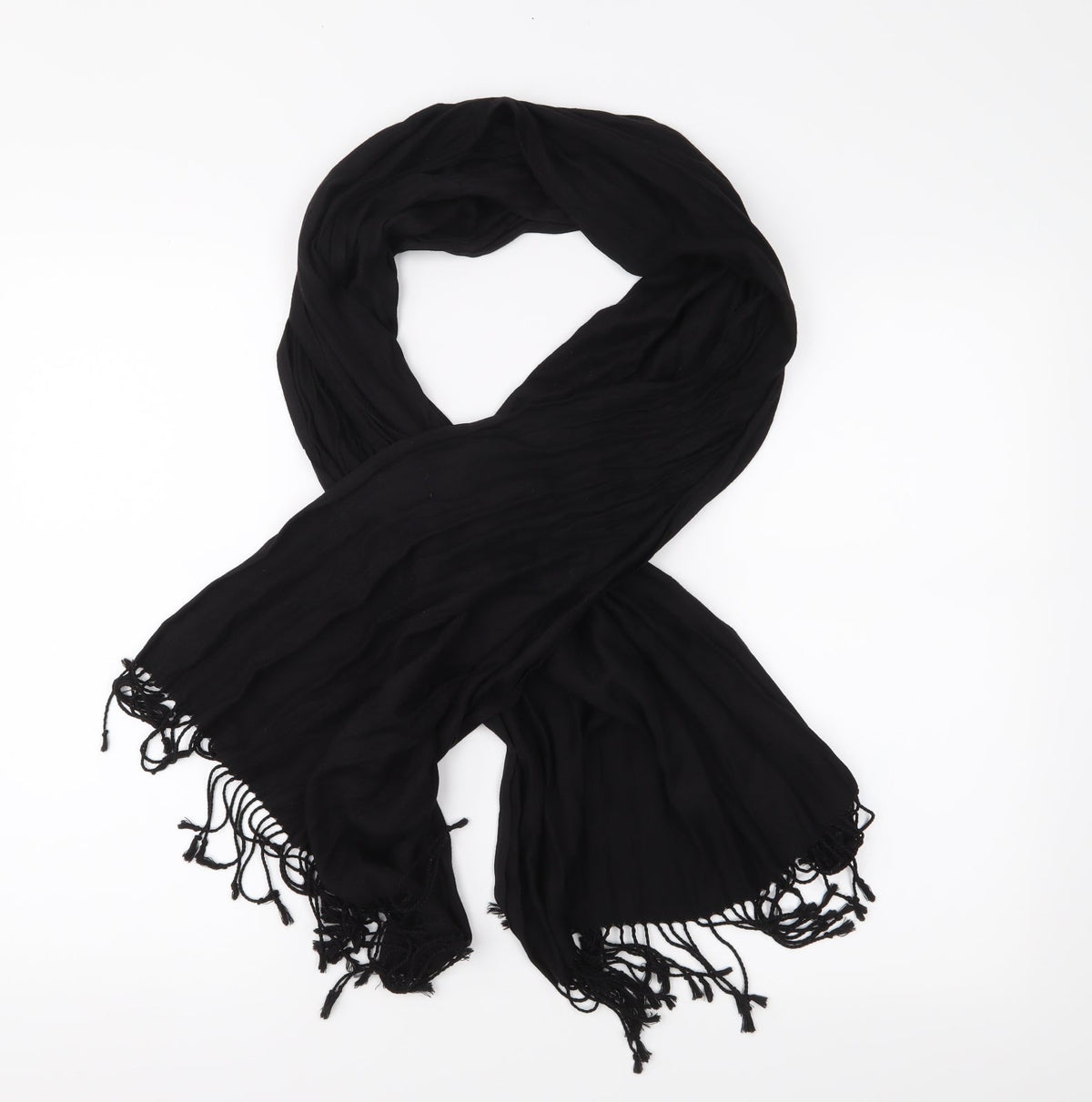 Preworn Womens Black Shawl/Wrap
