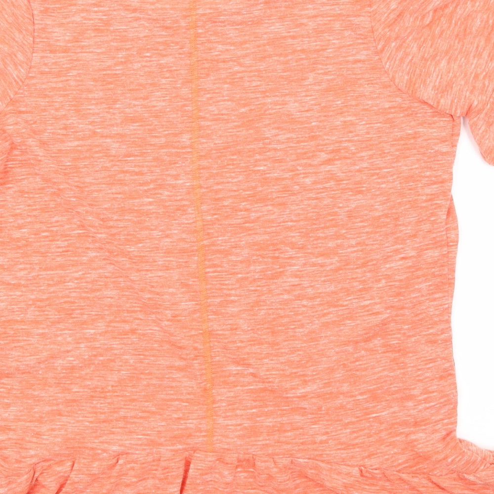 NEXT Womens Orange Basic T-Shirt Size 10
