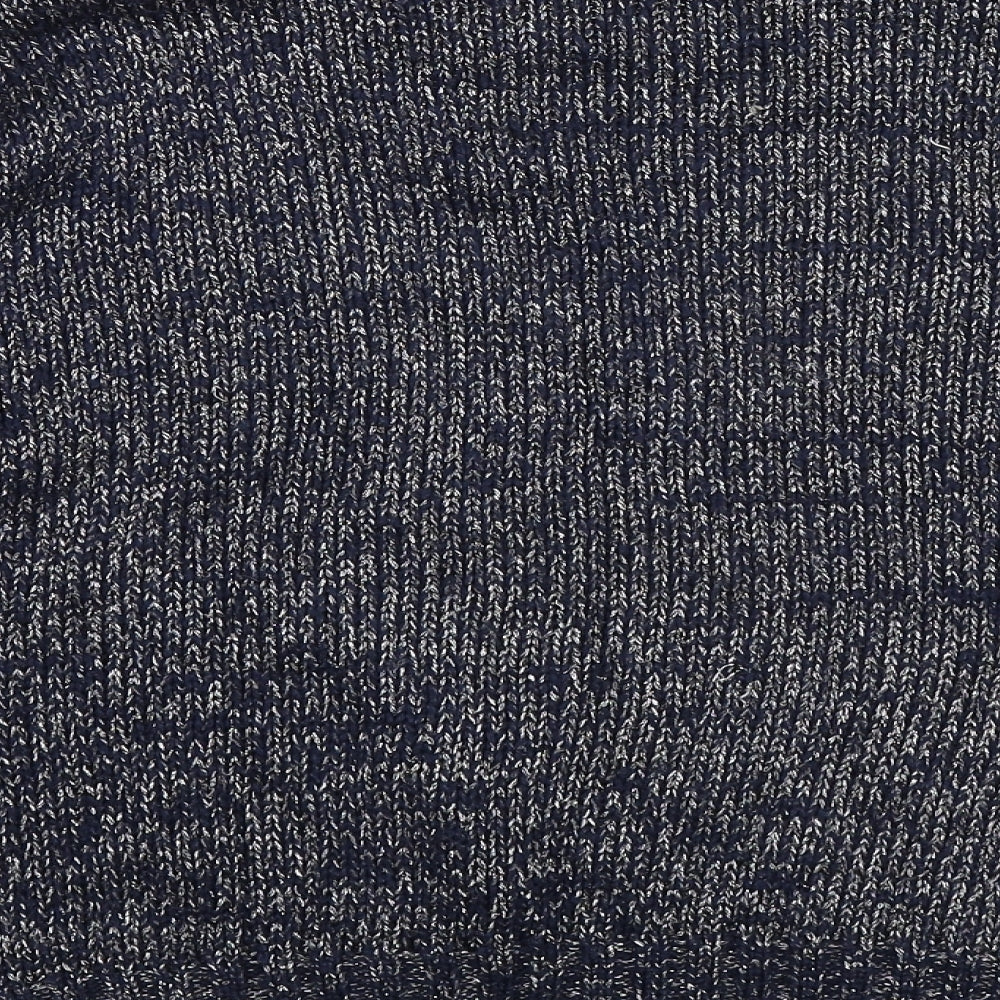 Cerulean Womens Blue Knit Pullover Jumper Size XL - Oversized