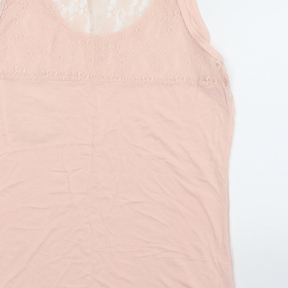 George Womens Pink Basic Tank Size 10