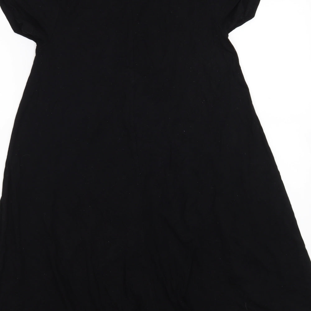 ASOS Womens Black T-Shirt Dress Size 4