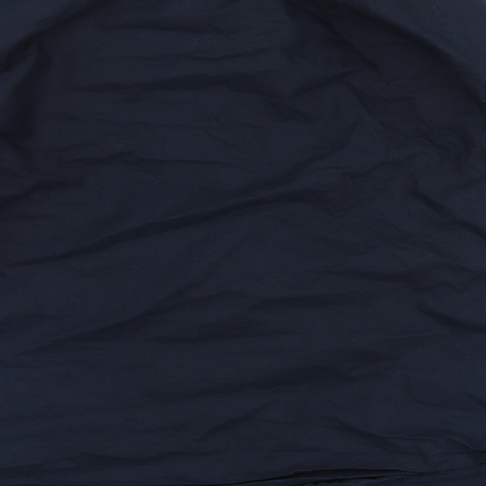 D-Struct Mens Blue Button-Up Size XL