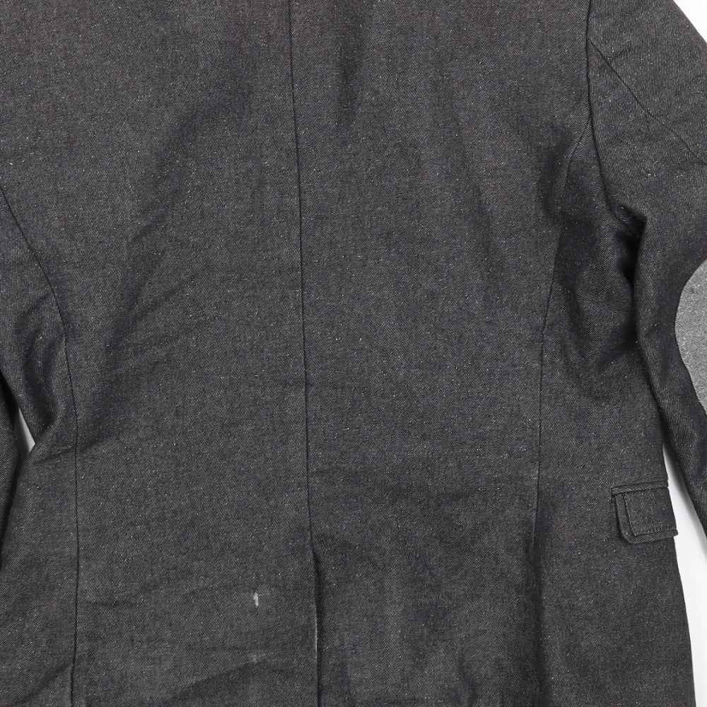 H&M Mens Grey Jacket Suit Jacket Size 36