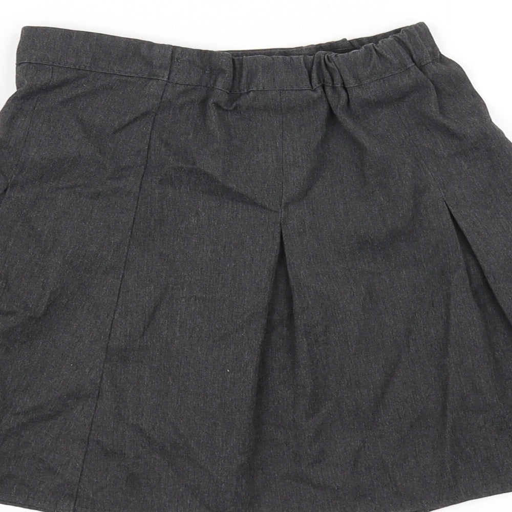 George Girls Grey A-Line Skirt Size 5-6 Years